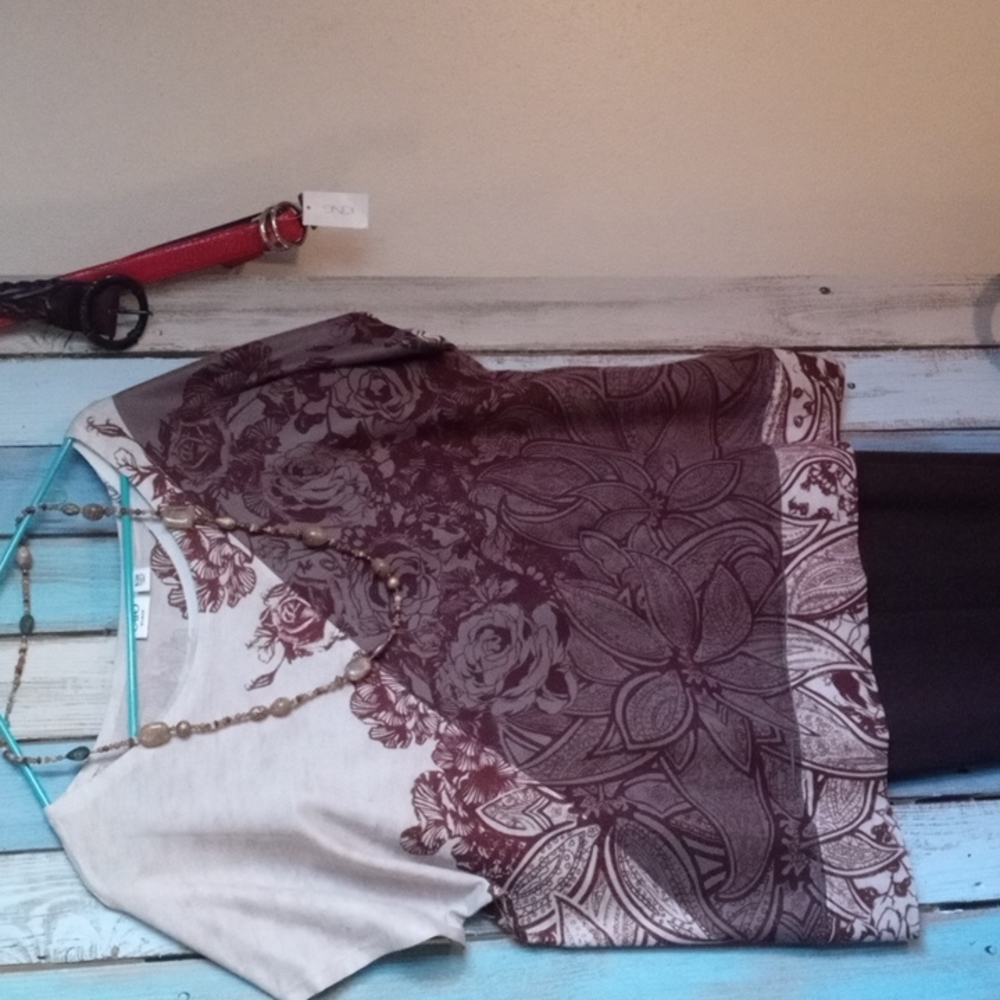 *BUNDLE* Cato Flowered Top and Briggs New York Slacks Sz 18/20W